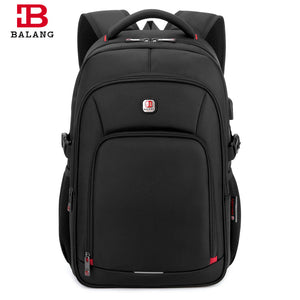 BaLang Laptop Backpack for 15.6 inch Charging USB Port Computer Backpacks Male Waterproof Man Busines Dayback Women Travel  Bags