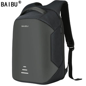 BAIBU NEW Men 15.6 Laptop Backpack Anti Theft Backpack Usb Charging  Women School Notebook Bag Oxford Waterproof Travel Backpack